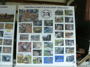 Nalezení a vyzvednutí trosek sovětského bitevníku Il-2