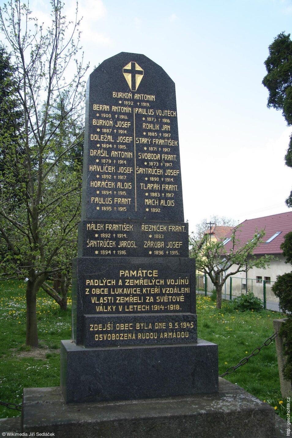 Pomník obětem 1. světové války