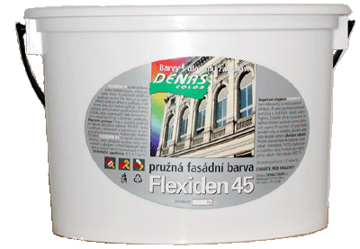 FLEXIDEN 45 - pružná akrylátová fasádní barva