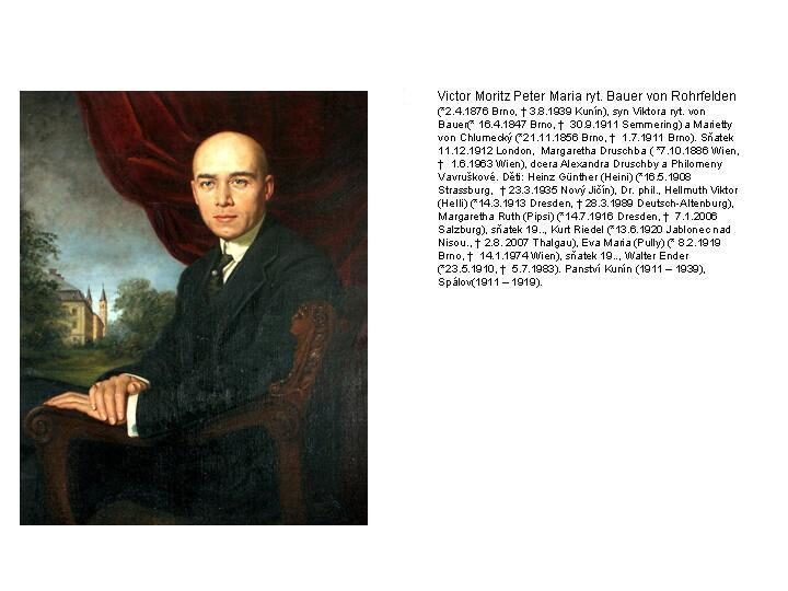 Victor rytíř Bauer von Rohrfelden 1911-1939